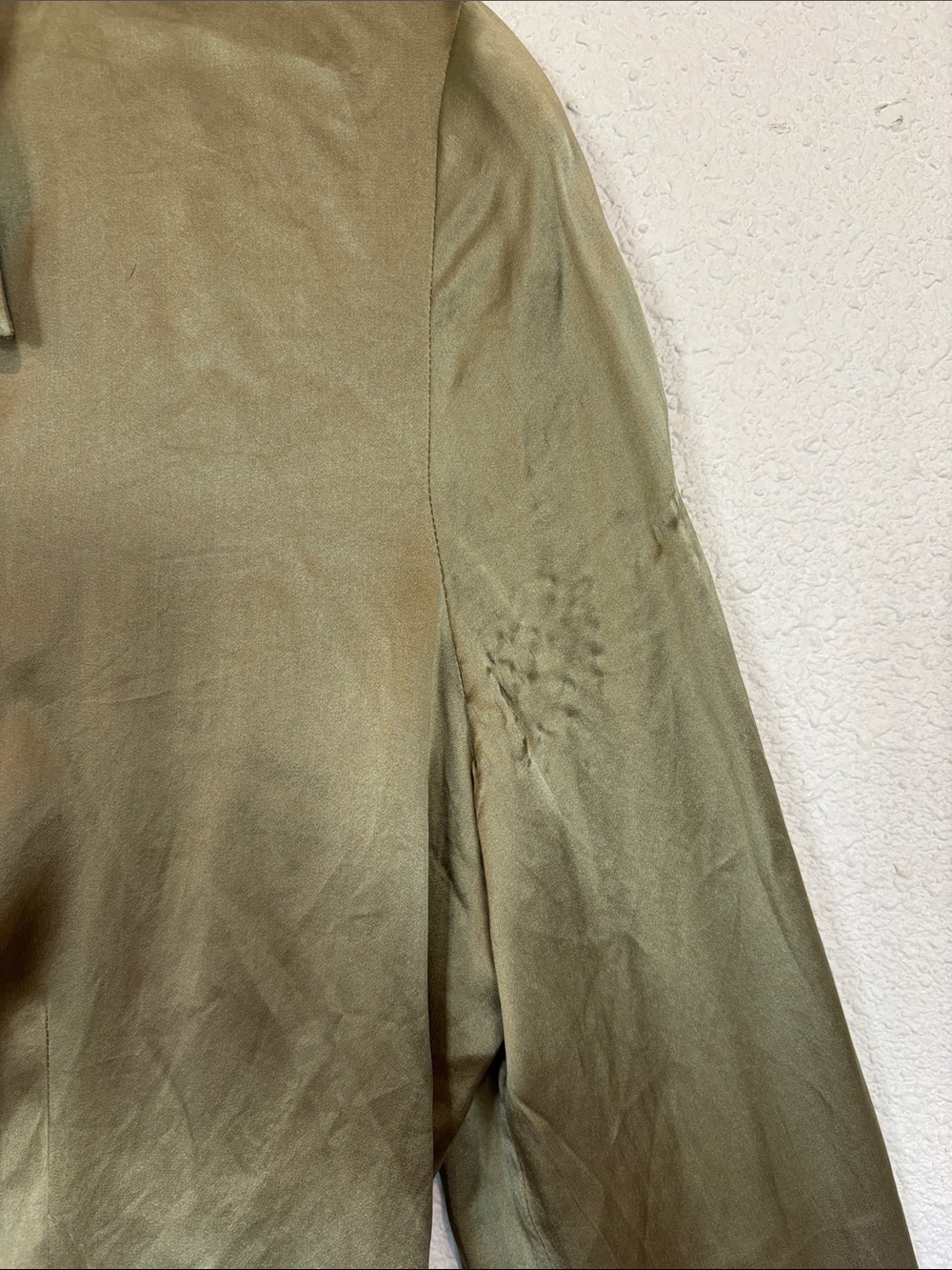 Vtg SILK poplin blouse‎ - Picture 3 of 6